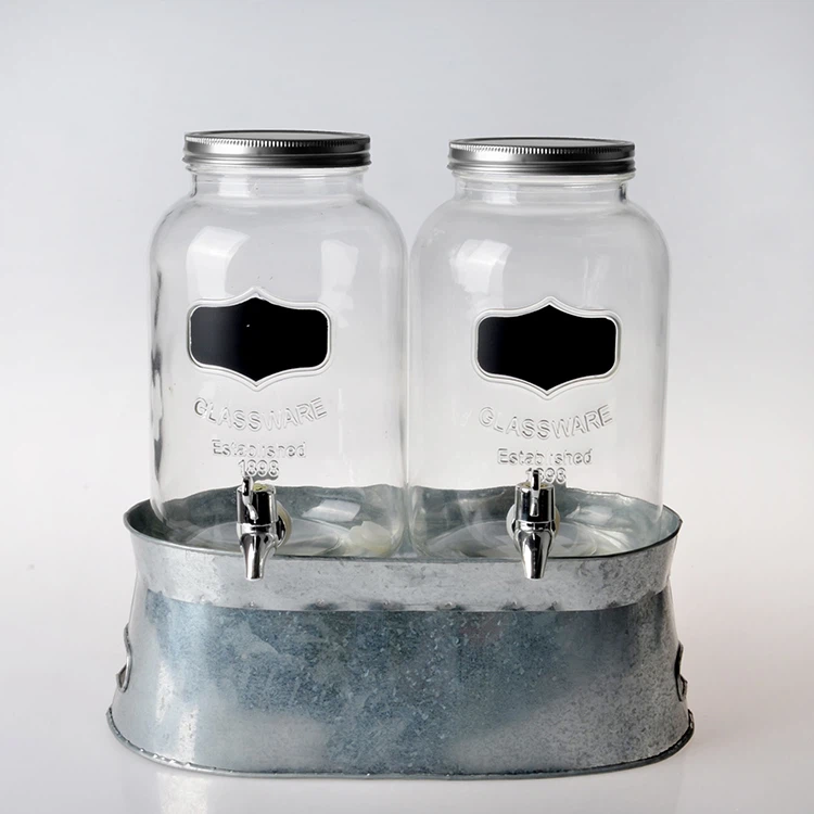 Glass Water Dispenser With Tap (2)