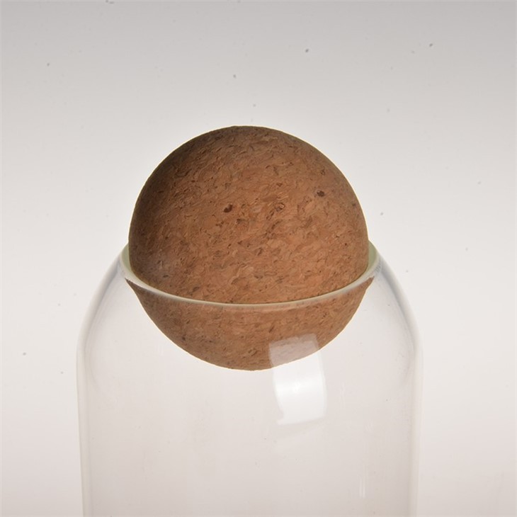 Glass Storage Jar With Ball Cork