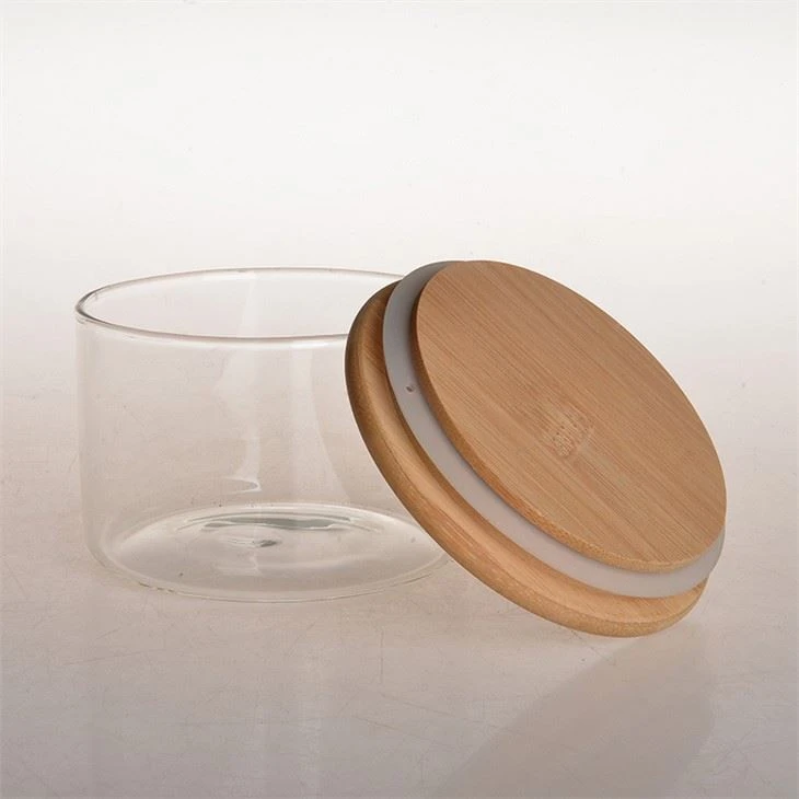 Set Of Glass Storage Containers Clear Glass Food Canister