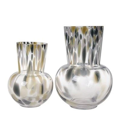 Стъклена декоративна ваза