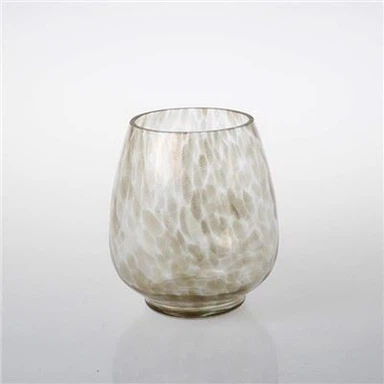Машинно изработена стъклена ваза за декорация на дома