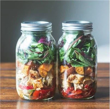 Стъклен буркан с херметичен капак