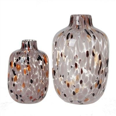 Стъклена ваза за декорация на дома