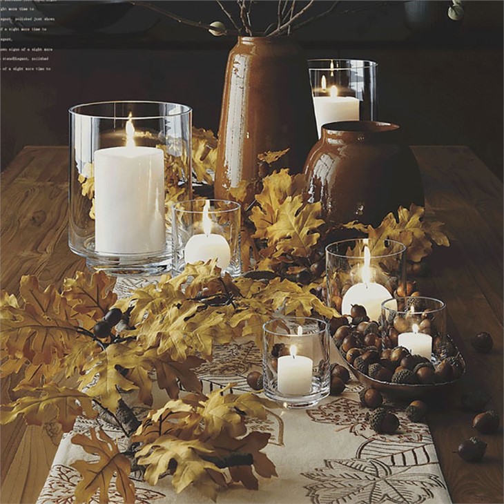 Clear Glass Cylinder Vases Candle Holder