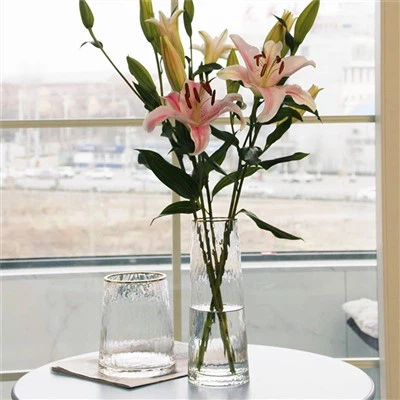 Конична стъклена ваза