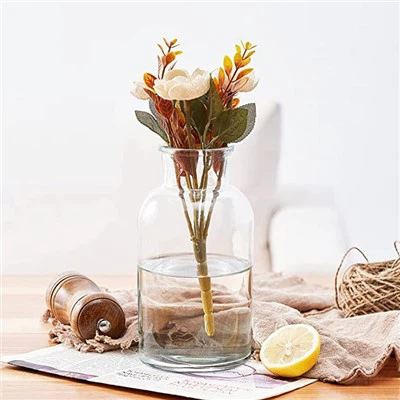 Голяма стъклена ваза за ваза