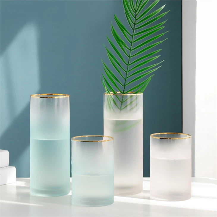 Tall Straight Glass Vase