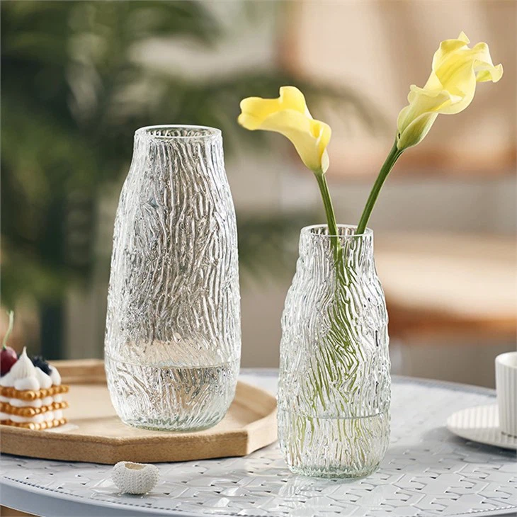 Tall Straight Glass Vase