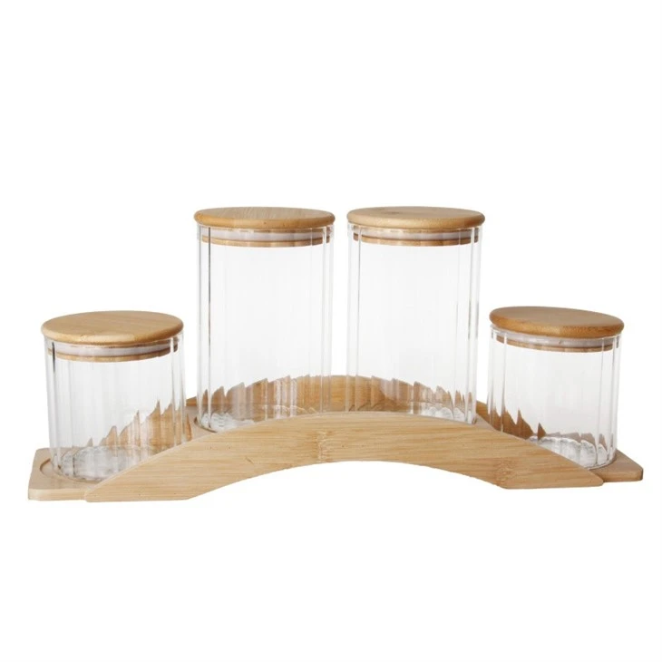 4Pcs Set Premium High Borosilicate Glass Storage Jars best