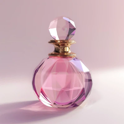 Бутилка за парфюм с криволинейна колба