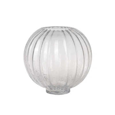 Голяма стъклена ваза за Pampas Grass