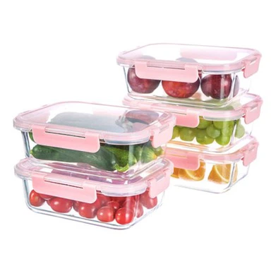 Стъклени съдове с капак