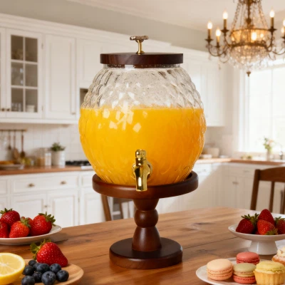 Геометричната сфера: Стъклена гарафа с-диамант