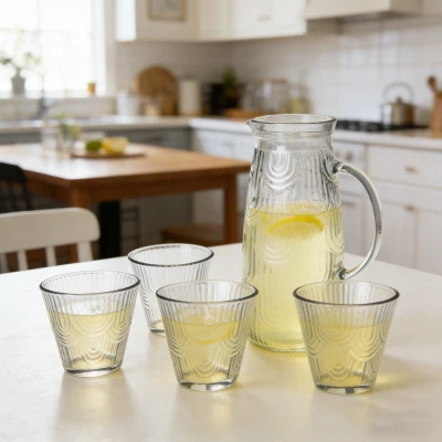Комплект за сервиране U-Groove Pitcher & Tumbler